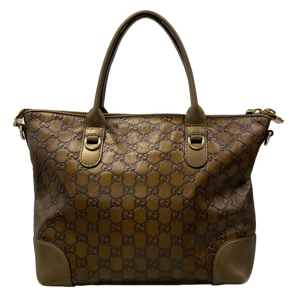 Gucci Heart Bit/Guccissima Handbag 269957 Dark Brown Bronze - Picture 3 of 15